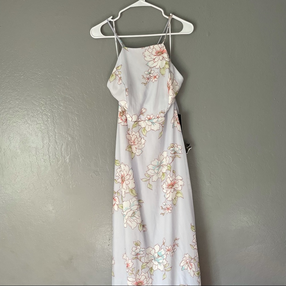 NWT lulus eternal joy floral maxi dress size m